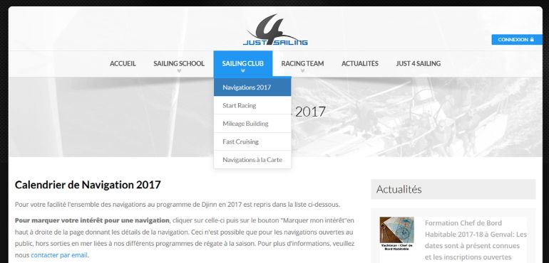 J/111 Djinn - Le calendrier complet de navigation 2017 est en ligne